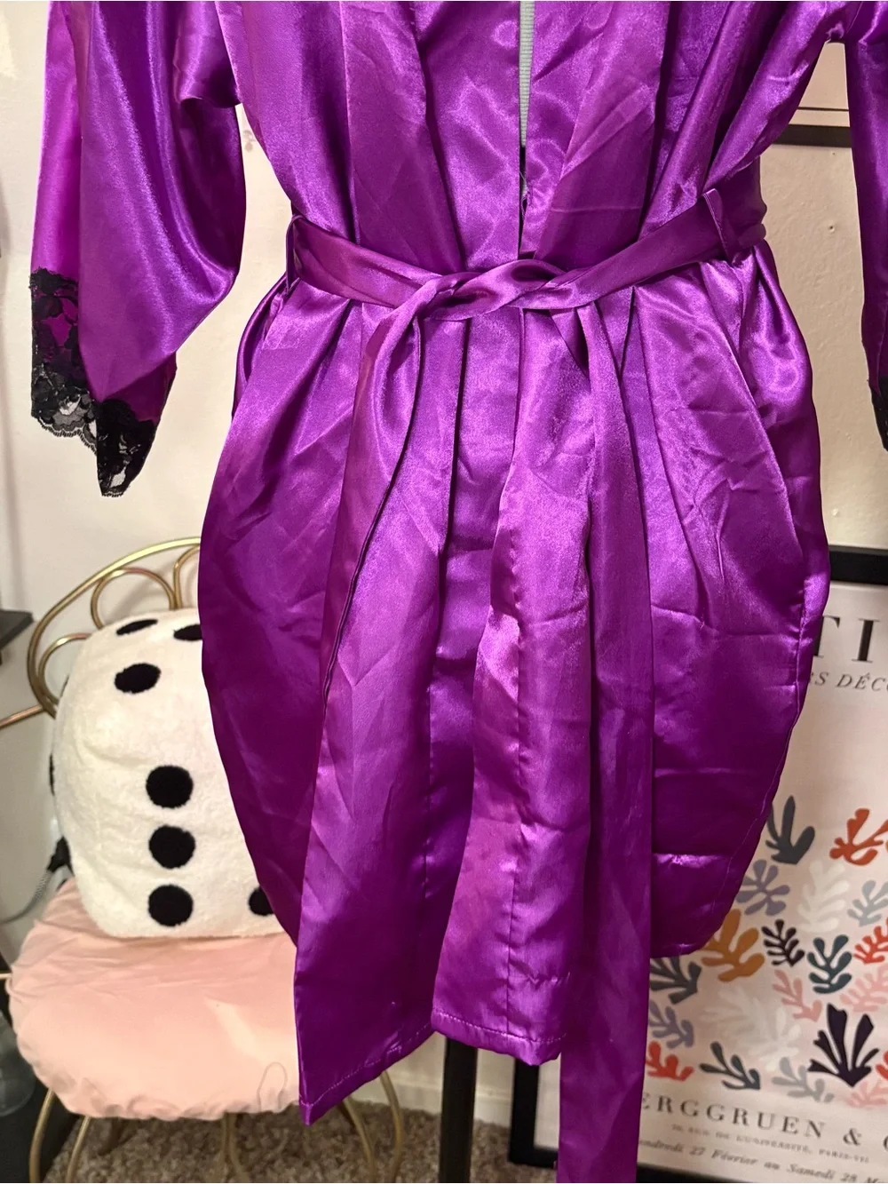 Vintage Frederick’s of Hollywood Satin Robe